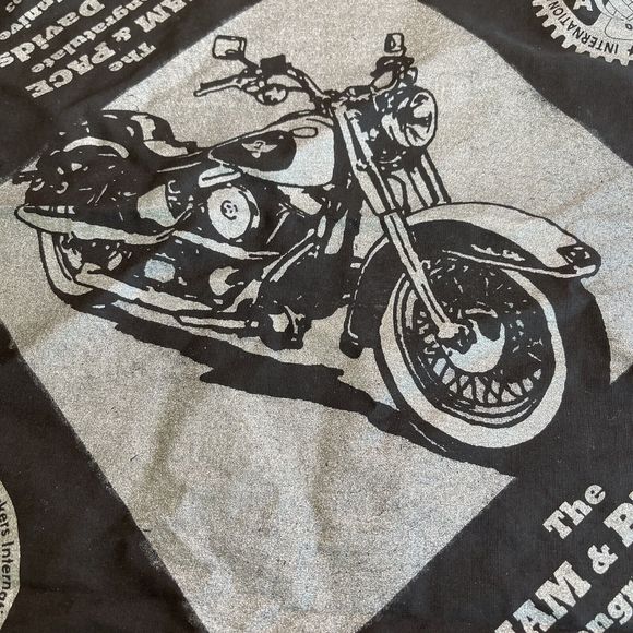 Harley Davidson Bandana Biker Handkerchief 100th Anniversary August 2003 - Picture 3 of 4